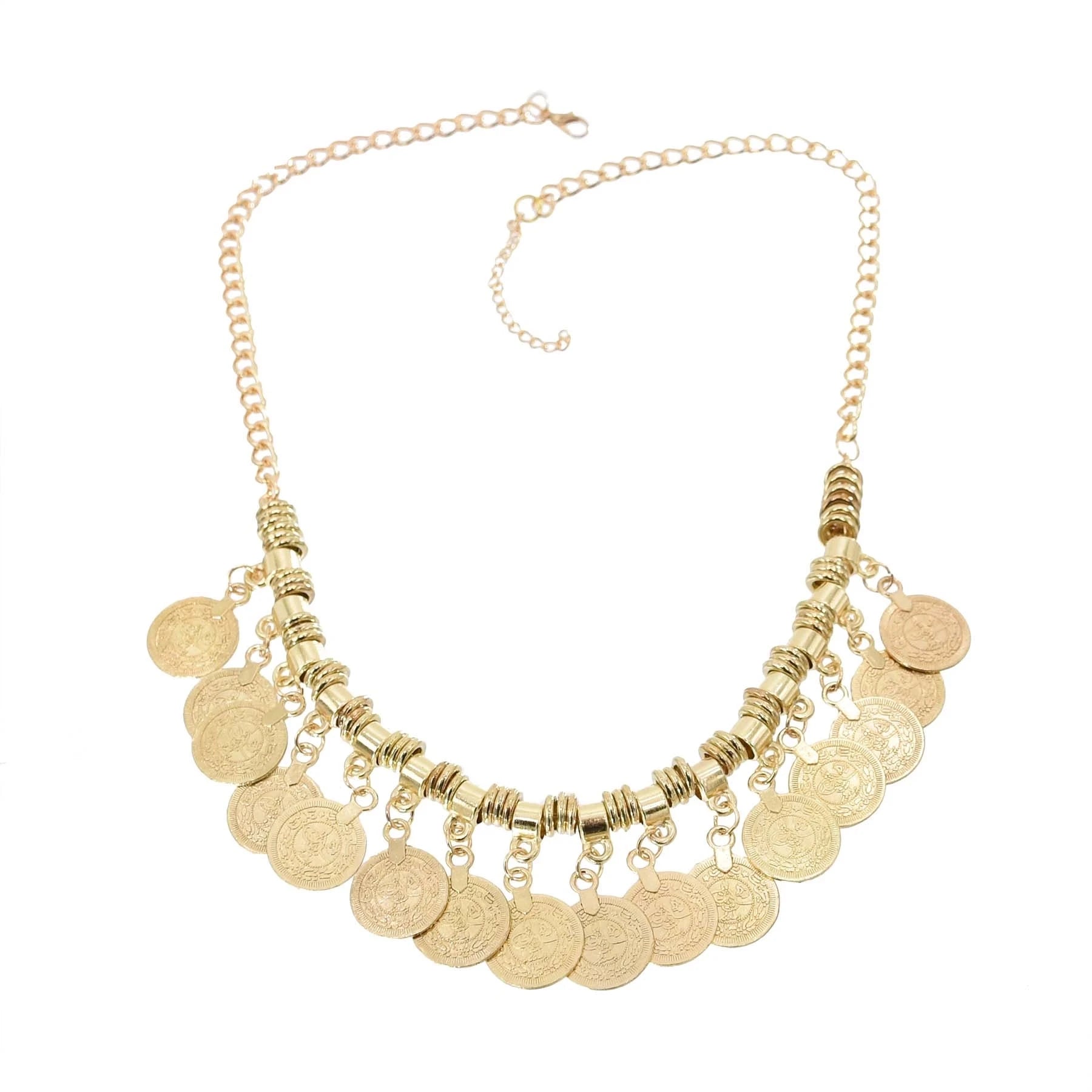 Türkei Bohemian Schwarz Blau Stein Ethnische Münze Quaste Halskette Türkische Gypsy Boho Strand Halsband Lätzchen Indien Halskette für Frauen Party So ist Leben