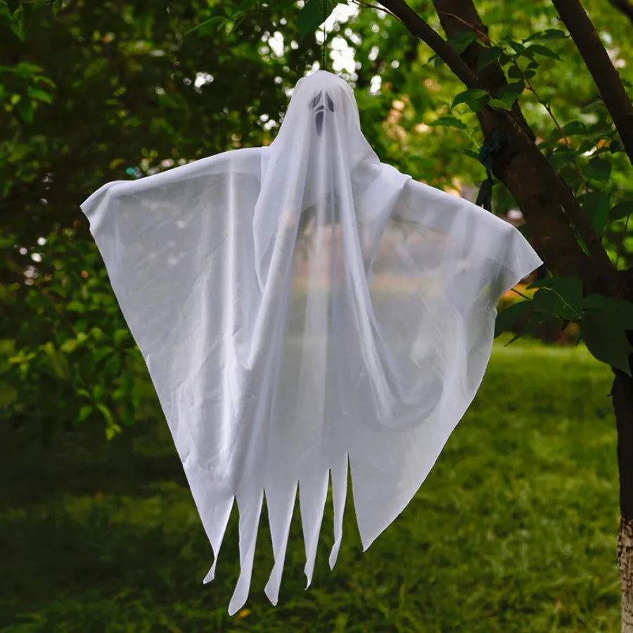 Halloween-Geisteranhänger, fliegende Geister, Party- und Festdekoration, für Zuhause, Bar, zum Aufhängen, Horror, Spukhaus, Garten, Totenköpfe, Deko-Requisiten So ist Leben