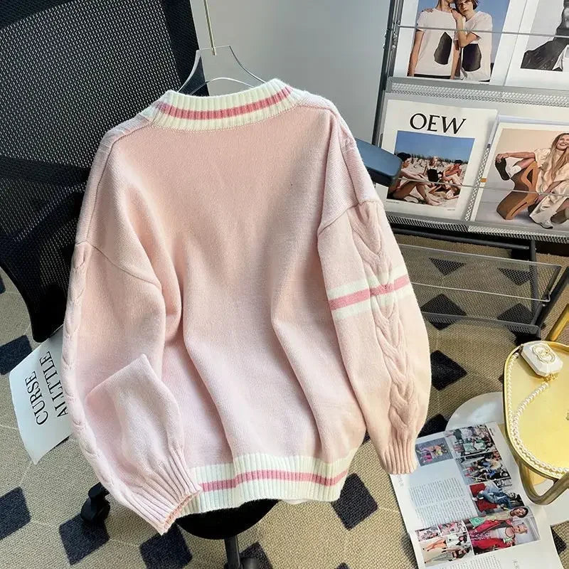 Coquette Strickjacke mit Schleife und Patchwork‑Design - So ist Leben