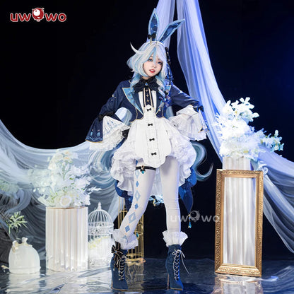 LAST BATCH UWOWO Exklusives Furina Cosplay Genshin Impact Fanart Furina Niedlicher Häschenanzug Cosplay-Kostüm So ist Leben
