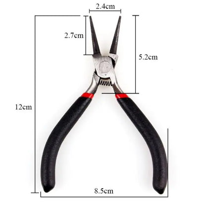 Hohe Qualität DIY Schmuck Machen Werkzeug Kits Zangen Sets Runde Nase Zange Seite Schneiden Zangen Draht Cutter Schere Perlen Pinzette So ist Leben