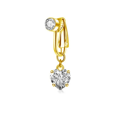 Clip On Bauchnabelring Schmetterling Kupfer Zirkon Rosa Fake Bauchnabelpiercing Nabelschnur Nabel Körperschmuck Trendiger Modestil So ist Leben