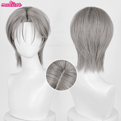 Till Cosplay Perücke Alien Bühne Cosplay Silber Grau Hitzebeständiges Haar Bühnenshow Conmic-Con Weihnachten Halloween Anime Perücken So ist Leben