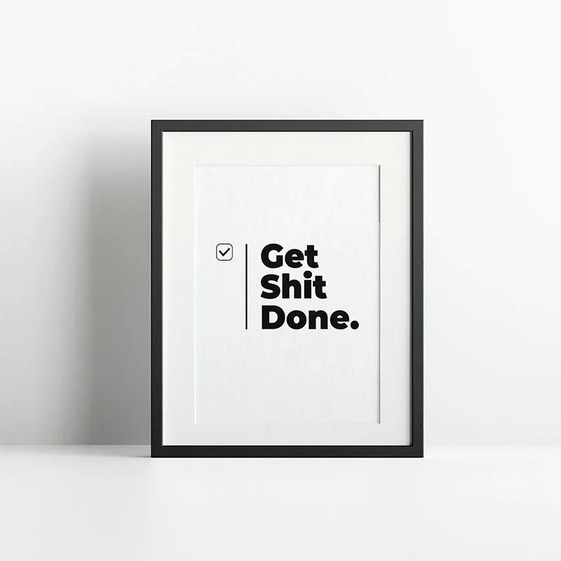 Inspirierendes Zitat Poster Wandkunst Motivierende Botschaft Einzigartige Geschenkidee - So ist Leben