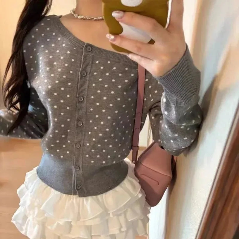 Herbst Französisch Elegante Sexy Coquette Tops frauen Y2k Elegante Streetwear T Shirt Bogen Spitze Patchwork Schlank Süße Tees So ist Leben