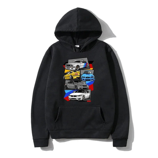 Klassischer Pullover mit grafischem Initialen-Print für Herren, Hip-Hop-Mode - So ist Leben