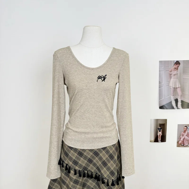 Dunkelbraune Damen-Anzugjacke aus Wildleder, amerikanischer Retro-Stil, lässige Mode, gestricktes Polyester, mittelverdickter Langarmmantel So ist Leben