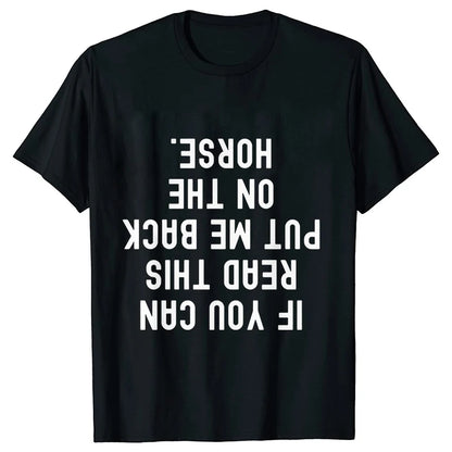 New Fashion Men Women T Shirt Horse Heartbeat Design Adults Children's Clothing Fashion Harajuku Horse Lover Tee T-Shirt Gifts So ist Leben