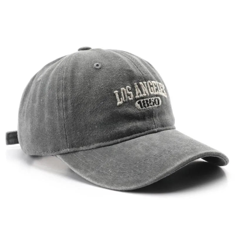 Mode Lässige Baseball Kappe für Frauen Männer Baumwolle Soft Top Hüte Unisex Los Angeles Stickerei Snapback Hut Wandern Sonnenschutz Kappen So ist Leben