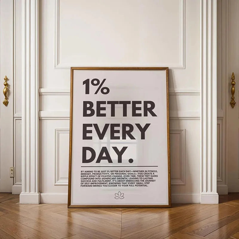 Inspirierendes Zitat Poster Wandkunst Motivierende Botschaft Einzigartige Geschenkidee - So ist Leben