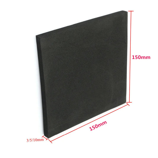 150 x 150 mm, 3 mm, 5 mm, 10 mm, Schallschutzschaum, ESD, antistatischer Stifteinsatz, hochdichter Schaumstoff, schallabsorbierender Lärmschwammschaum So ist Leben