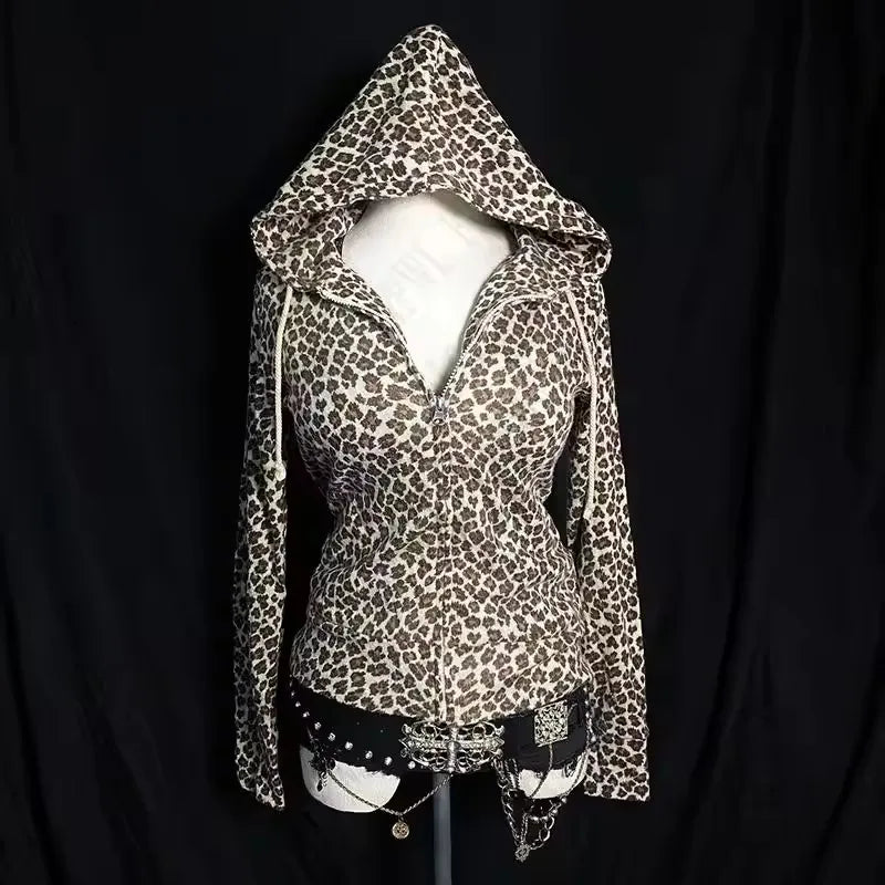 Streetwear Y2K Zip Up Hoodie Grunge Goth Ästhetik Grafikdruck Retro Punk Kleidung Übergroßes Hip Hop Zipper Hoodie Sweatshirt So ist Leben