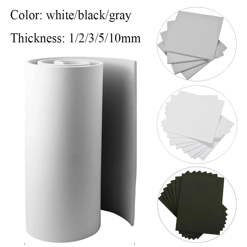 1 Stück Dicke 1–10 mm Eva-Schaumstoffplatten, schallabsorbierend, Lärm, Spone-Schaum, Handwerk, EVA-Schaum, Cosplay, handgefertigtes Modellbau-Material So ist Leben