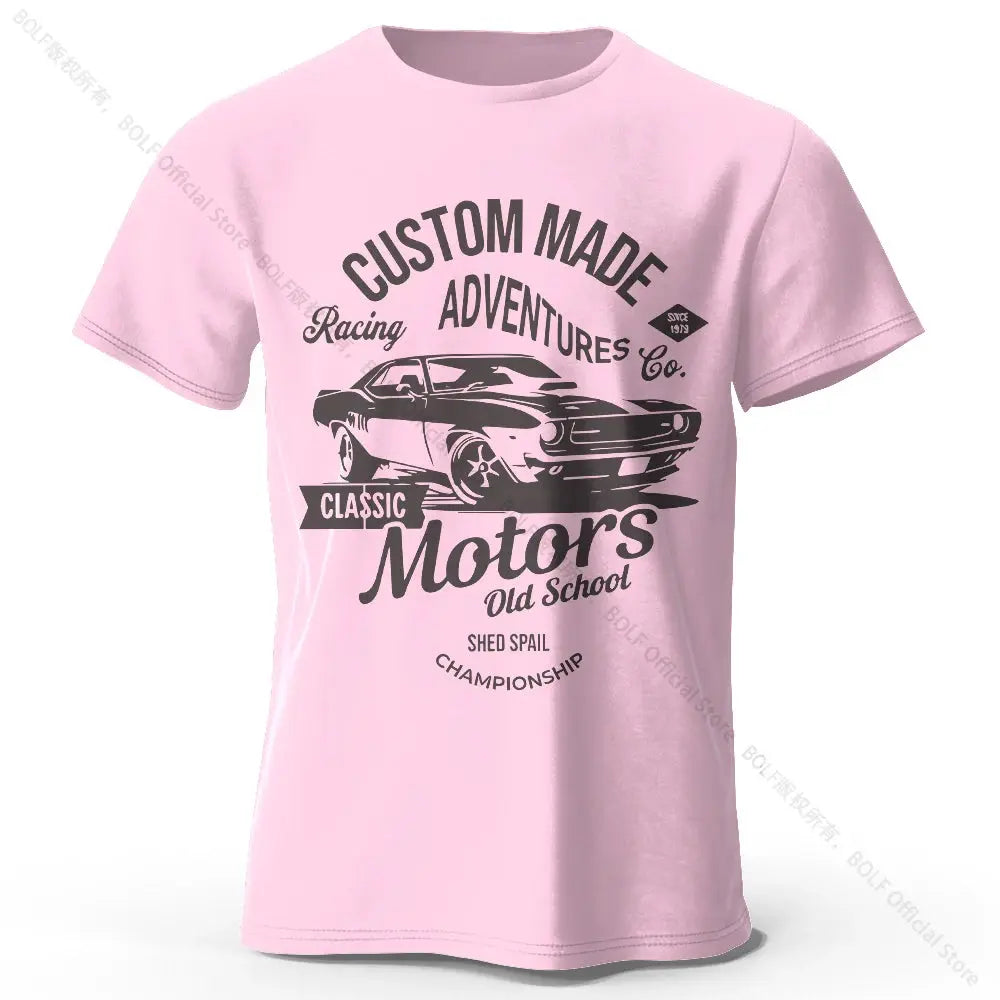Motors Vintage Old School T-Shirt mit Grafikdruck - So ist Leben