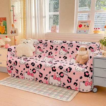 1 Stück Sanrio Four Seasons Flanelldecke – warme und bequeme doppelseitige Flanelldecke – perfekt für den Bürogebrauch – Su So ist Leben