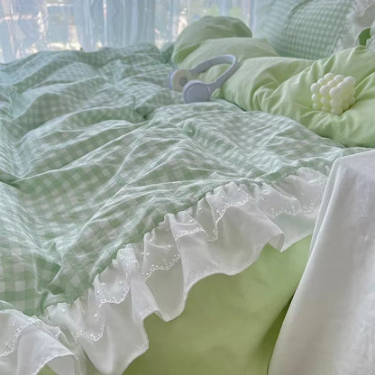 Jacquard Bettwäsche im modernen Patchwork‑Stil So ist Leben