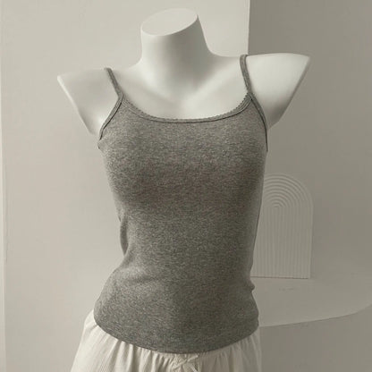 Süße Blumendruck Öse Schleife abgeschnittene Westen Frauen Baumwolle beiläufige dünne Spitzenbesatz Tank Tops Vintage Adrette süße Leibchen Y2K So ist Leben