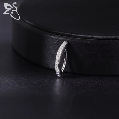 Edelstahl‑Clicker mit Zirkon für modernen Bauchnabelschmuck So ist Leben