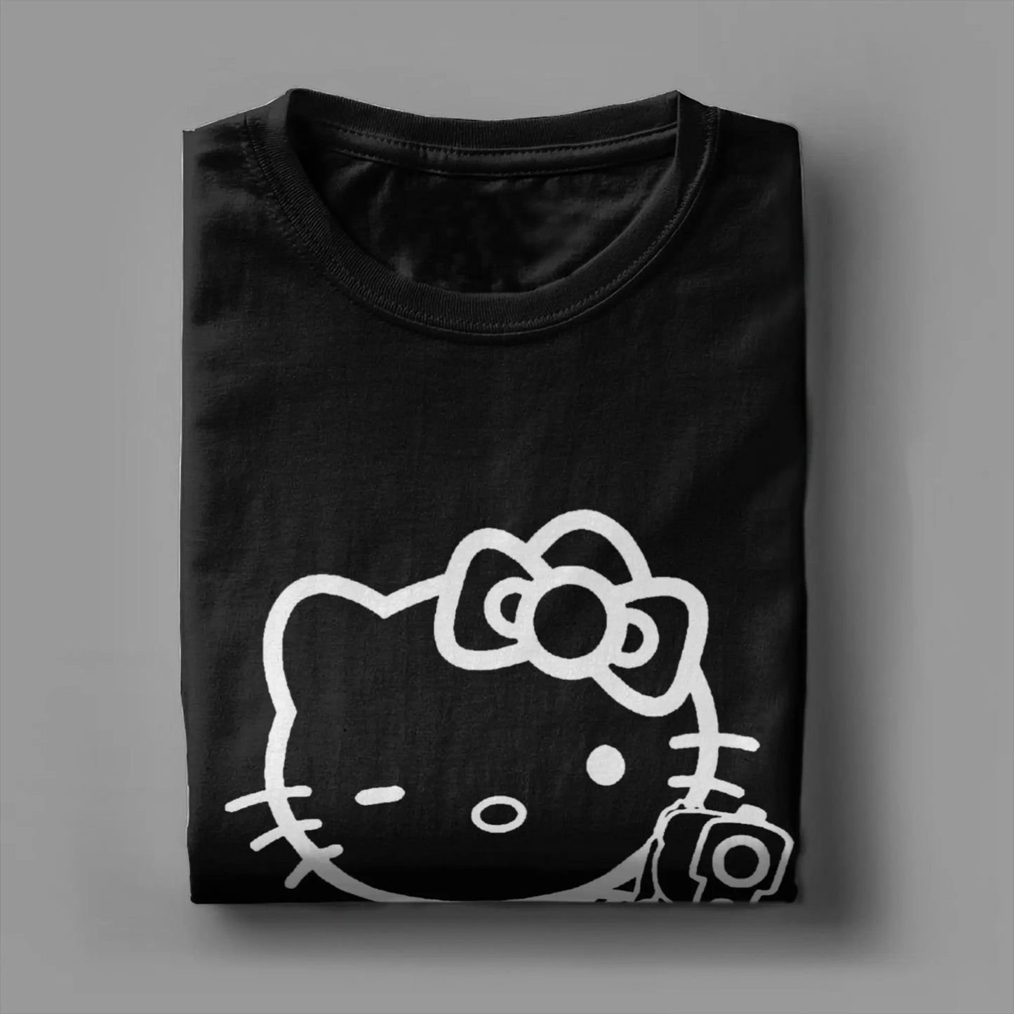 Männer Baumwollshirt mit modernem Grafikstil für Alltag