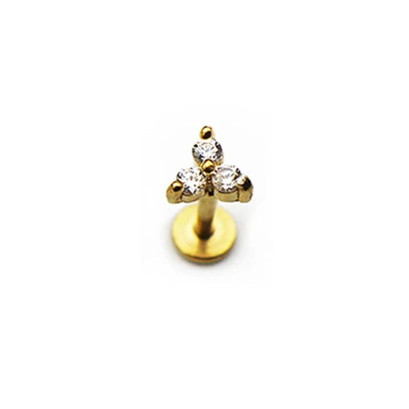 1 STÜCK Neuer Chirurgenstahl Winziger Zirkon Kristall Tragus Helix Piercing Labret Lippenbolzen Nasenring Innengewinde Niedlicher Körperschmuck So ist Leben