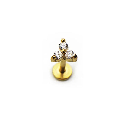 1 STÜCK Neuer Chirurgenstahl Winziger Zirkon Kristall Tragus Helix Piercing Labret Lippenbolzen Nasenring Innengewinde Niedlicher Körperschmuck So ist Leben