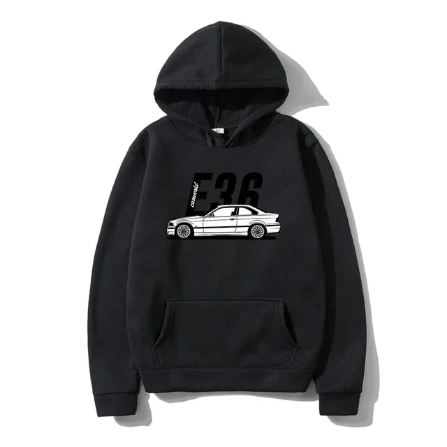Klassischer Pullover mit grafischem Initialen-Print für Herren, Hip-Hop-Mode - So ist Leben