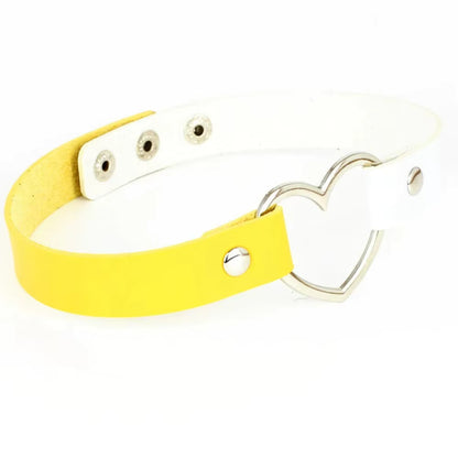 Punk Choker mit Herzdetail für kreative Persönlichkeiten So ist Leben