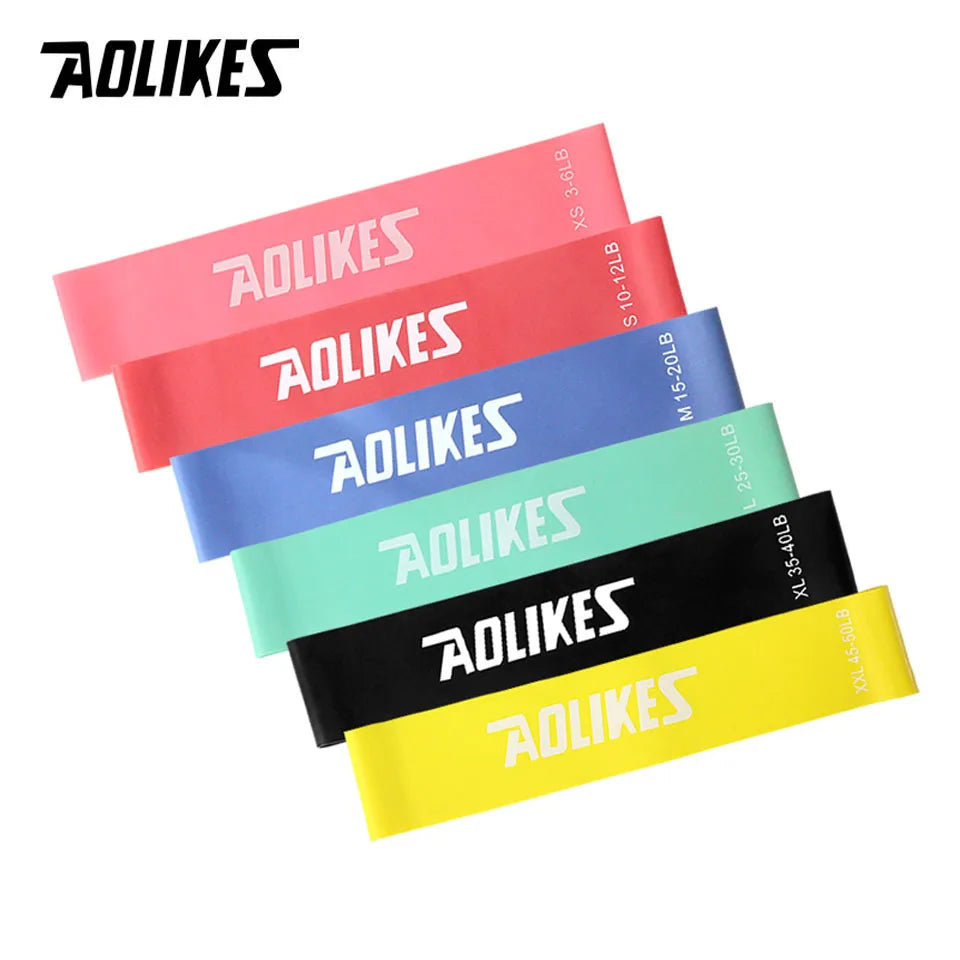 Aolikes 1pcs Fitness elastische Widerstands bänder Heim training Yoga Sport Widerstands bänder Stretching Pilates Crossfit Workout Gym So ist Leben