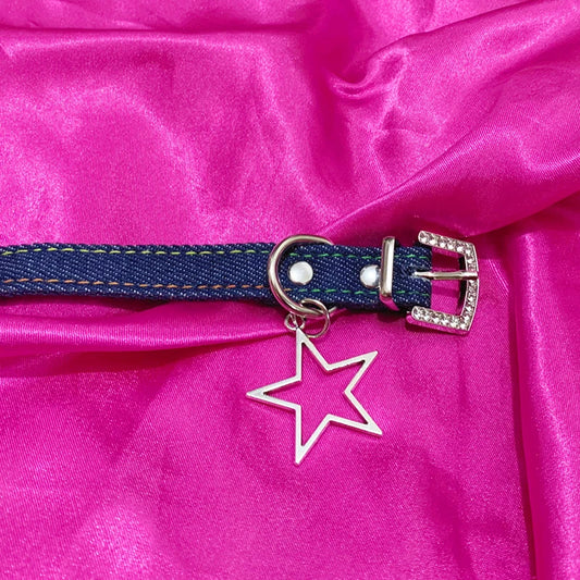 Y2K Kristall Stern Halskette im modernen Trenddesign