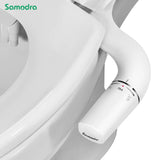 SAMODRA Rechts/Links Hand Toitet Bidet Sprayer Nicht Elektrische Dual Düse Bidet Wc-sitz Hygienische Dusche Für Badezimmer zubehör So ist Leben