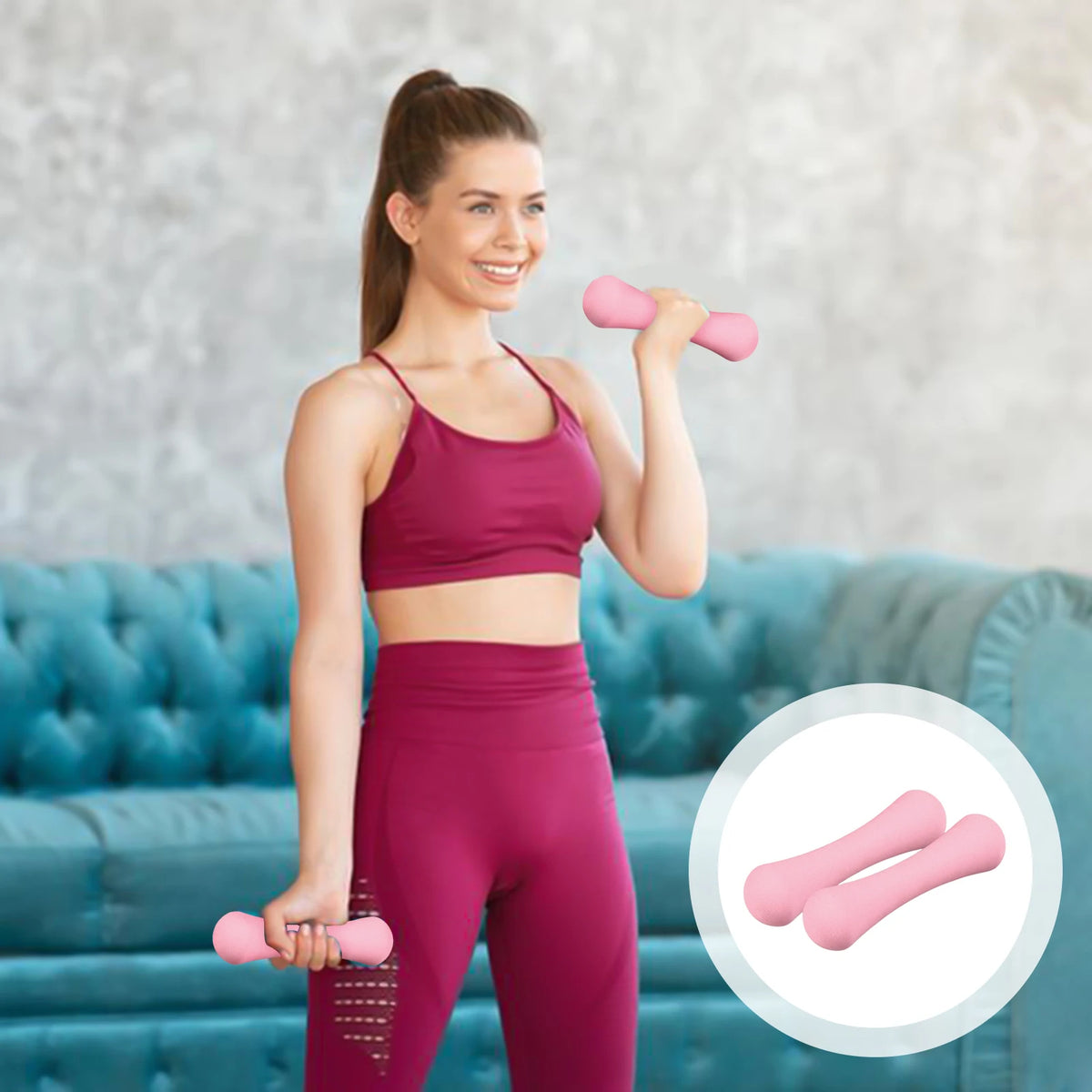 1PC 500g Hantel Solide Gusseisen Hantel Für Yoga Boxen Muskel Fitness Rehabilitation Training Tragbare Sport Ausrüstung So ist Leben