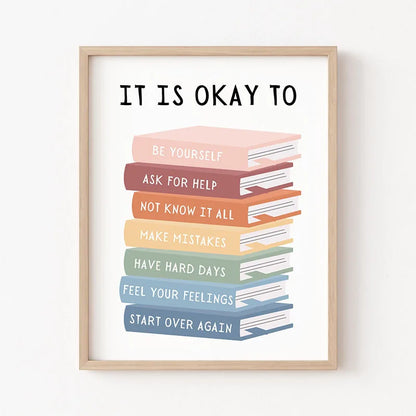Inspirierendes Zitat Poster Wandkunst Motivierende Botschaft Einzigartige Geschenkidee - So ist Leben
