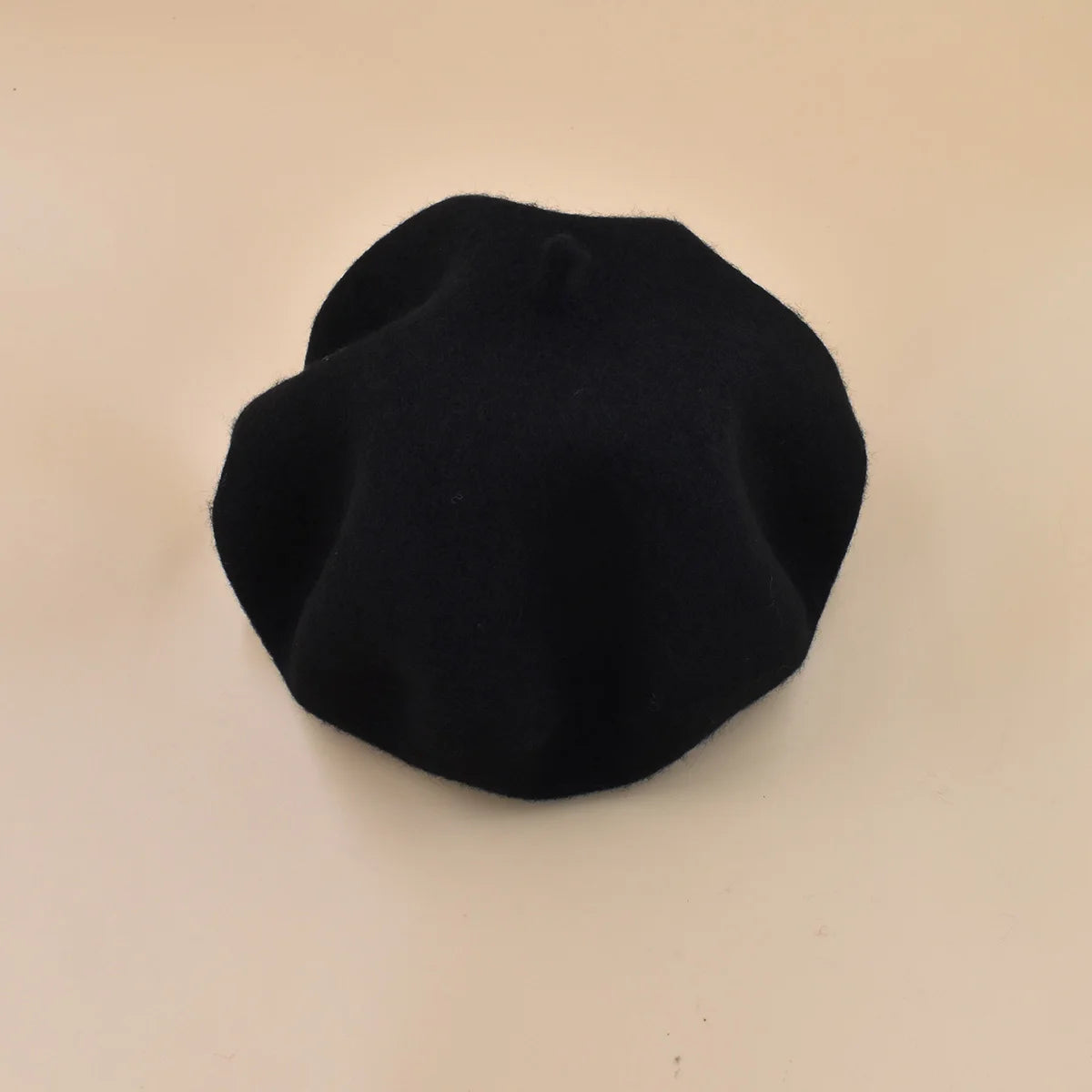 Neue Frauen schwarz rosa Berets Hut Mode Einfarbig Wolle Gestrickte Mit Damen Beanie Baskenmütze Hut Warme Herbst und winter Kappe So ist Leben