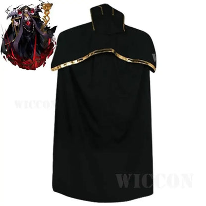Anime OVERLORD Ainz Ooal Kleid Cosplay Kostüm Mantel Schwarze Uniform Halloween Bühne Leistung Karneval Partei Rolle Spielen Anzug So ist Leben