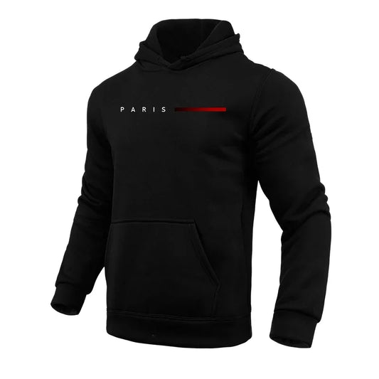 Lässiger, bequemer, langärmeliger Pullover mit modischem Sweatshirt-Hoodie - So ist Leben
