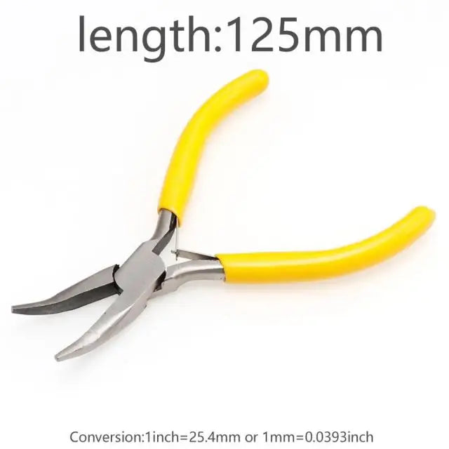 Hohe Qualität DIY Schmuck Machen Werkzeug Kits Zangen Sets Runde Nase Zange Seite Schneiden Zangen Draht Cutter Schere Perlen Pinzette So ist Leben