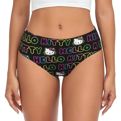 Hello‑Kitty Slip mit mittelhoher Form im Sanrio Stil
