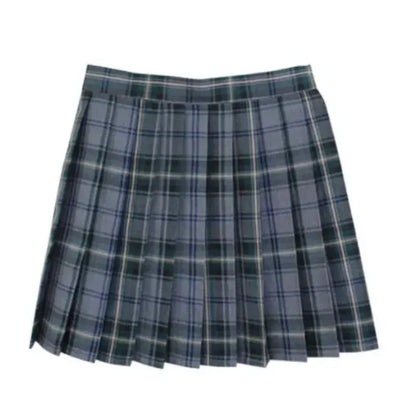 Sommer Frauen Hohe Taille Gefaltete Plaid Röcke Mini Tennis Rock Harajuku JK Japanische Schuluniform Kurze A-Line Mini Rock Mädchen So ist Leben