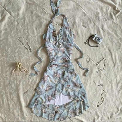 Grunge Punk Gothic Fairycore Emo Girls Dress Sexy Slim Lace Chic Fashion Aesthetic Women's Dresses Harajuku Retro Y2K Streetwear - So ist Leben
