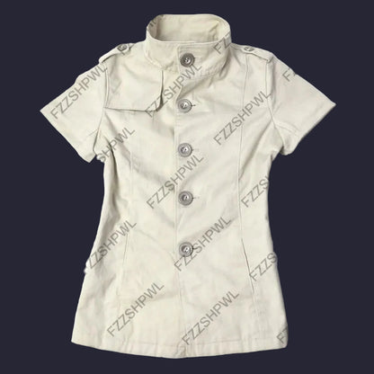 Y2K Punk Crop Top für kreative Frauen - So ist Leben