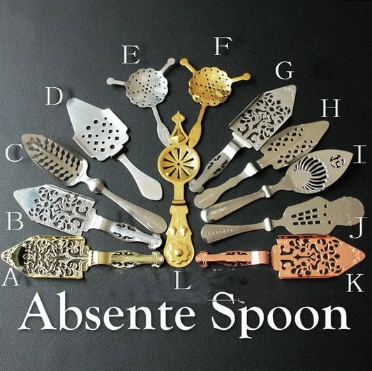 Barkeeper Tools Bitter Absinth Löffel Edelstahl Löffel Cocktail Eis Löffel So ist Leben