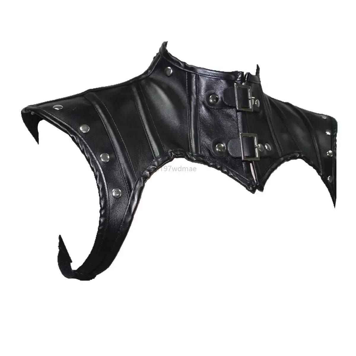 Gothic Punk Cosplay Schal High Neck Kordelzug Zurück Retro Schal Mittelalterlichen PU Leder Halloween Korsett Crop Top Kostüme So ist Leben