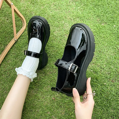 Frauen Luxus Perlen Mary Jane Leder Schuhe Frühling/Herbst Mode Bequeme Elegante Flache Schwarz Wanderschuhe Zapatos Mujer So ist Leben