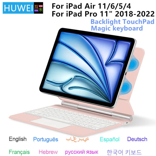 Magnetisches Tastatur‑Case für iPad Air & Pro
