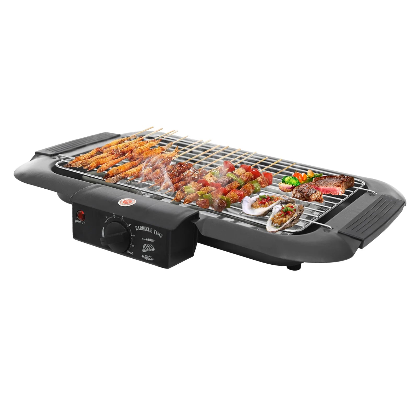 Elektrogrill, 2000 W, 6 Gänge, elektrischer Tischgrill, leichter Arbeitsplatten-Grill So ist Leben