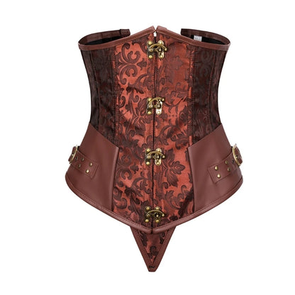 Korsett Dessous Bund für Frauen Gothic Kostüm Shapewear Palastartige Unterbrust Frauen Floral Top M6CD So ist Leben