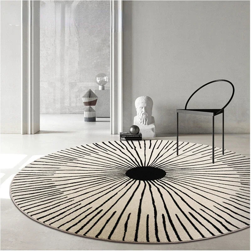 Fluffy Soft Living Room Decoration Carpet Light Luxury Rugs for Bedroom Large Area Round Lounge Rug Home Study Thicken Plush Mat - So ist Leben