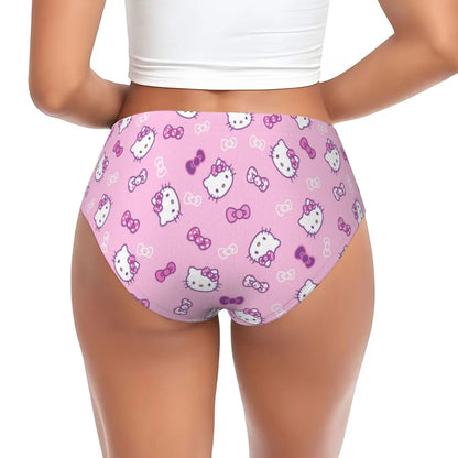 Hello‑Kitty Slip mit mittelhoher Form im Sanrio Stil