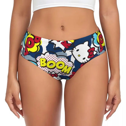 Hello‑Kitty Slip mit mittelhoher Form im Sanrio Stil