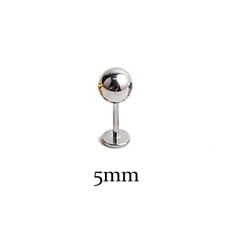 1 STÜCK Neuer Chirurgenstahl Winziger Zirkon Kristall Tragus Helix Piercing Labret Lippenbolzen Nasenring Innengewinde Niedlicher Körperschmuck So ist Leben